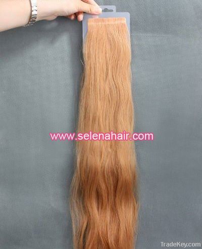 Virgin remy pre-taped remy hair extensions