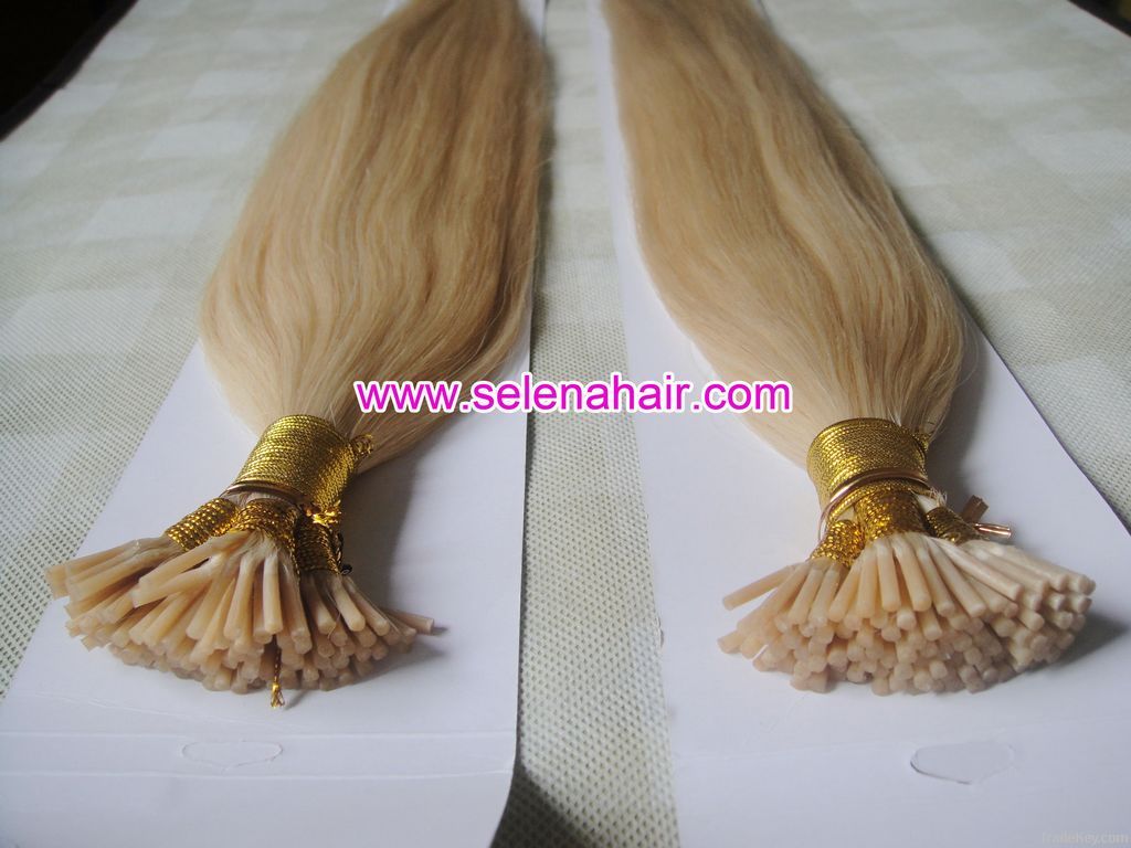 I-tip  remy human hair extensions