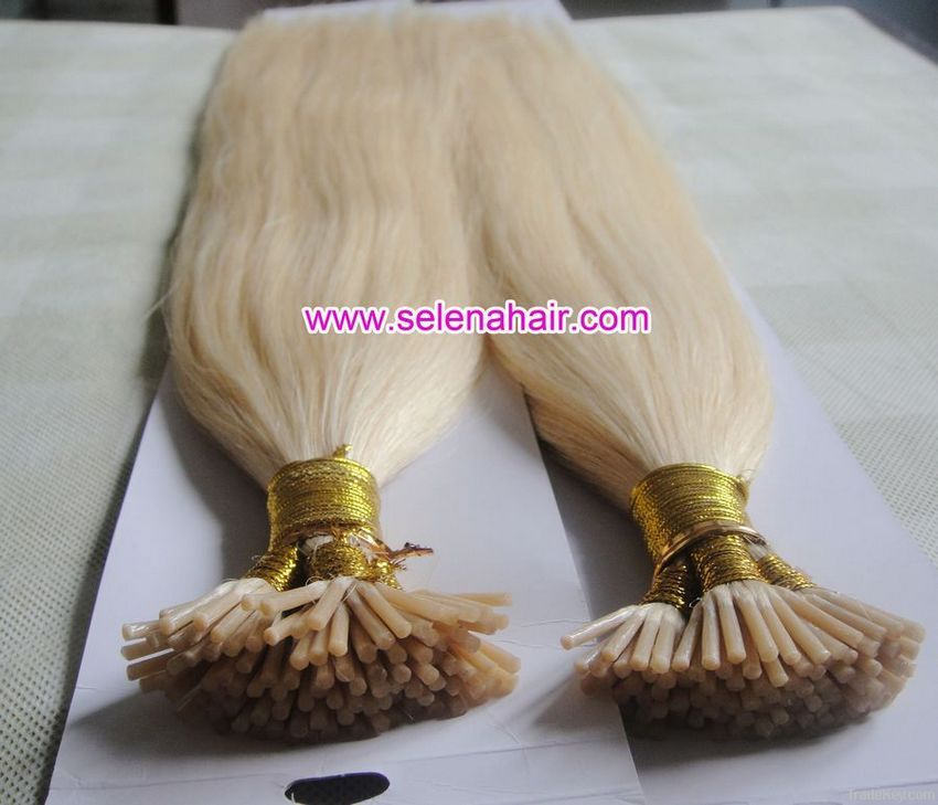 I-tip  remy human hair extensions