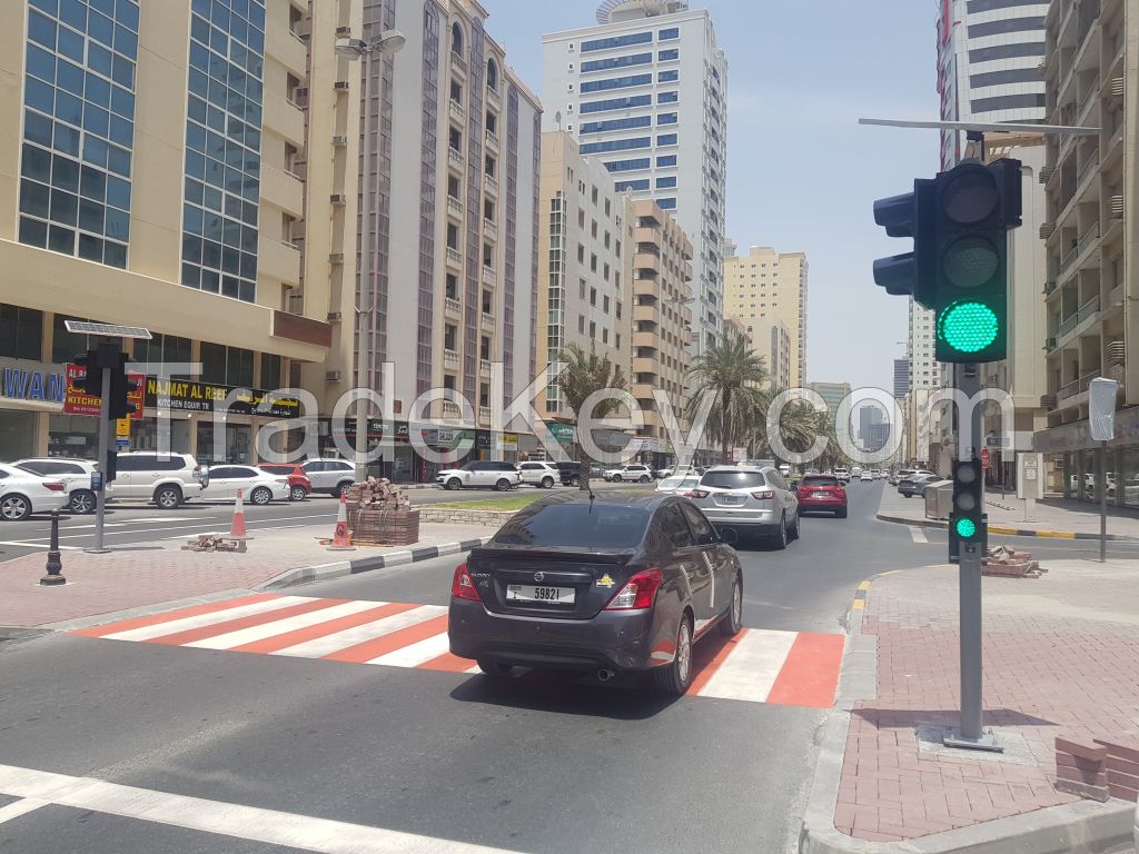 Traffic Signal Electrical & Solar , Wireless Push Button Pedestrian Signal, Flashing Light, 2 Color Signal, 3 Color Signal