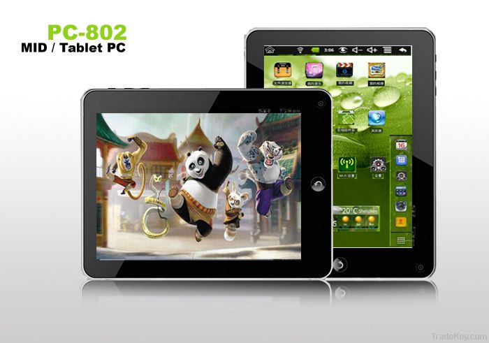 8 inch tablet pc/resistive touch panel/PC-802