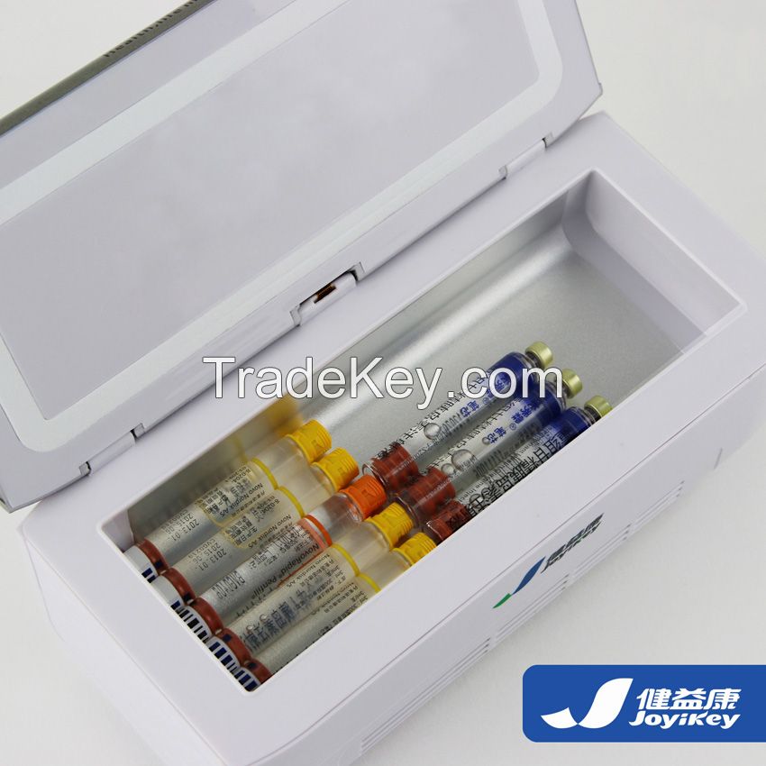 Joyikey portable mini fridge, small sase, insulin fridge