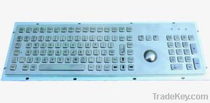 Metal Keyboard With Trackball