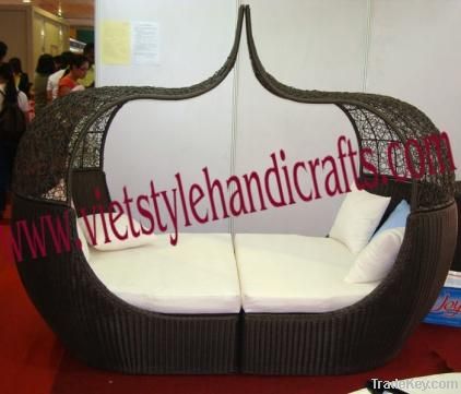 Sofa bed  with water resistant cushion