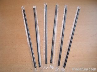 Individual oppfilm wrapped straws