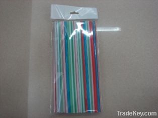 Assorted colour drinking straws