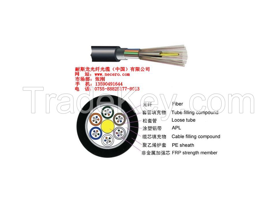  Stranded Loose Tube No-metallic Strength Member No-Armored Cable GYFTA