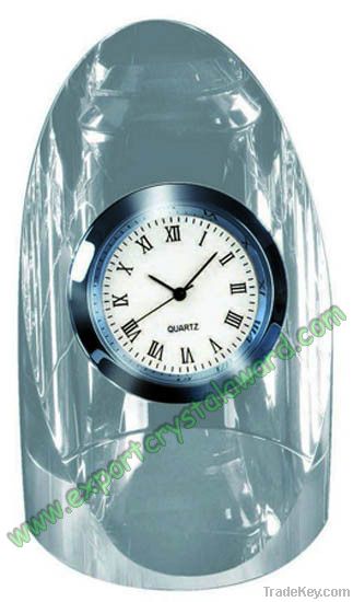 Crystal Table Clock