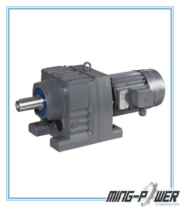 R series helical geared motor