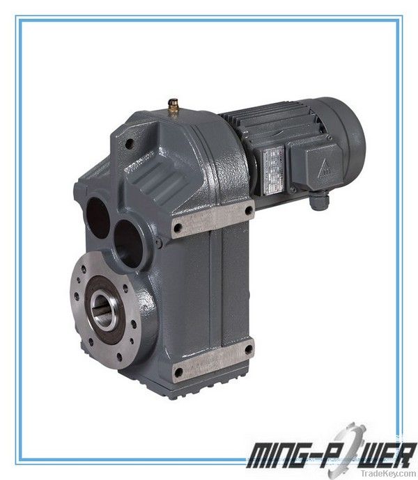 F series parallel shaft helical geared motor