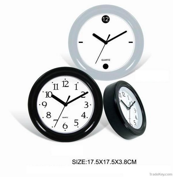 plastic wall clock/ gift clock