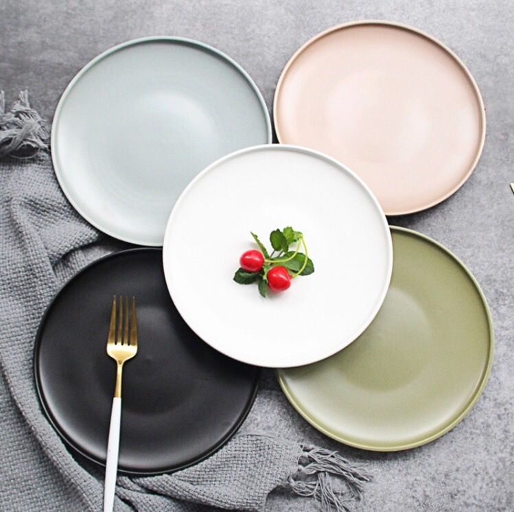 12 inch cheap bulk ceramic dinner plate, pizza plate, ceramic tableware , pass FDA, safe and healthy