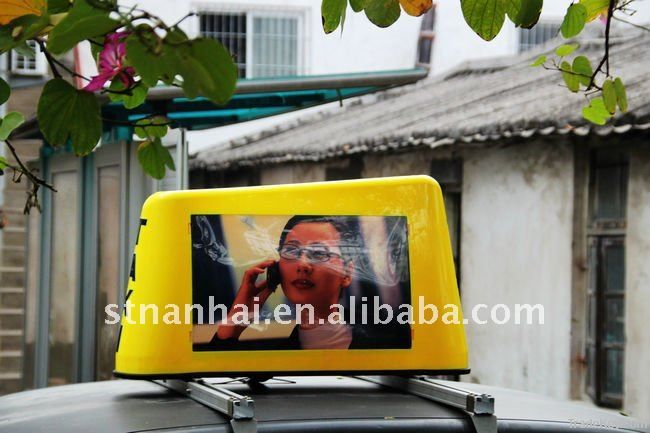 ZHD-TAXI Illuminated taxi outdoor top sign