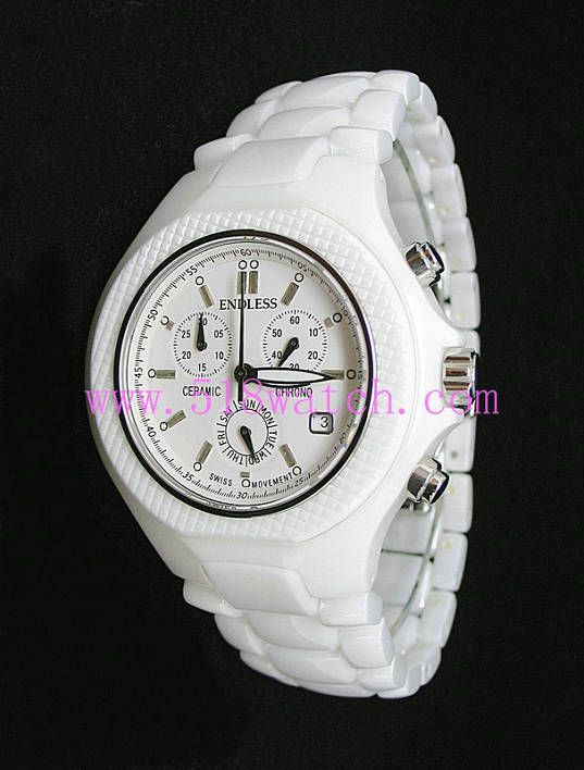 White high-tech ceramic watch,mens watches,womens watches
