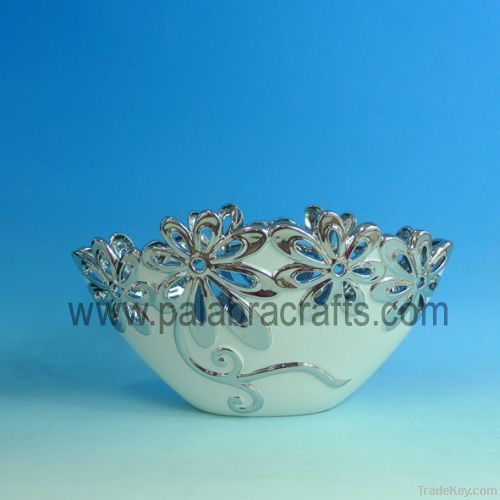 fashion electroplate porcelain vase for decoration