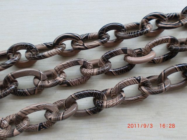 widely used fashion aluminum metal chains