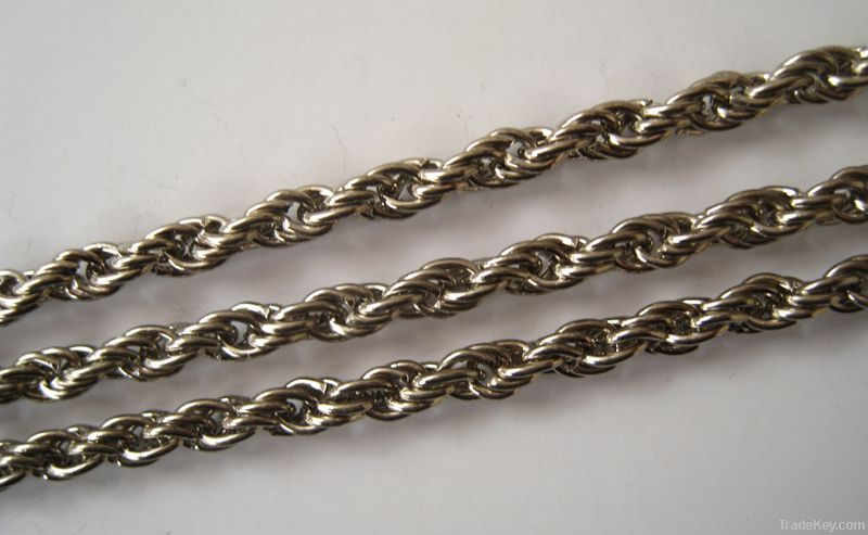 anodized fashion jewelry chain/iron chains