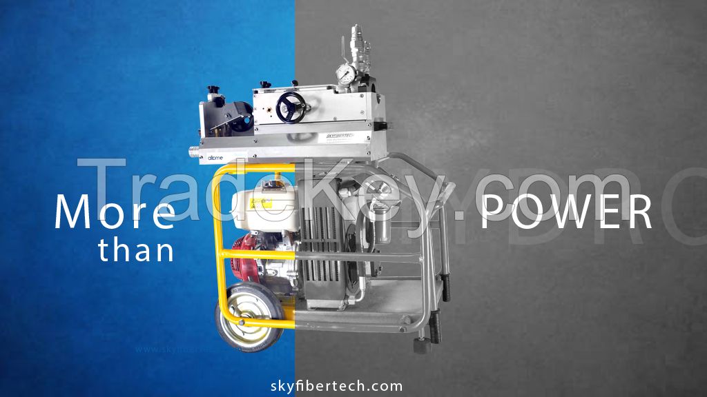 Cable jetting machines for fiber cables!