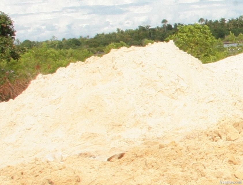 washed silica sand