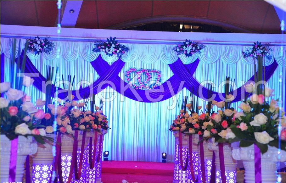 royal blue wedding backdrop 3m*6m