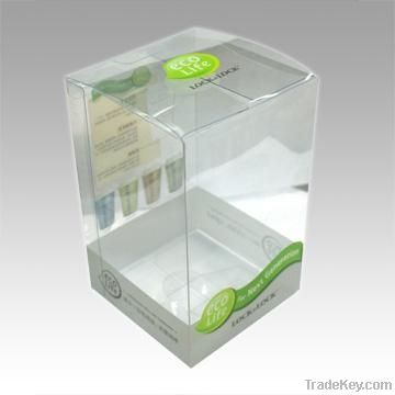 Clear plastic box