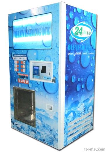 Bulk ice vending machine