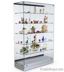 Glass Display Case Features A Tempered Glass Canopy â Silver Painted M