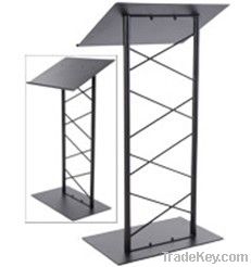 Lecture Podium Is Made Of Steel And Polished Black