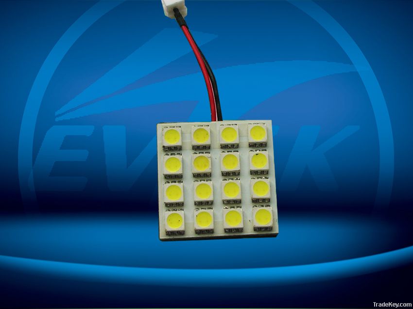 12V Auto led Panel lamp(16 SMD)