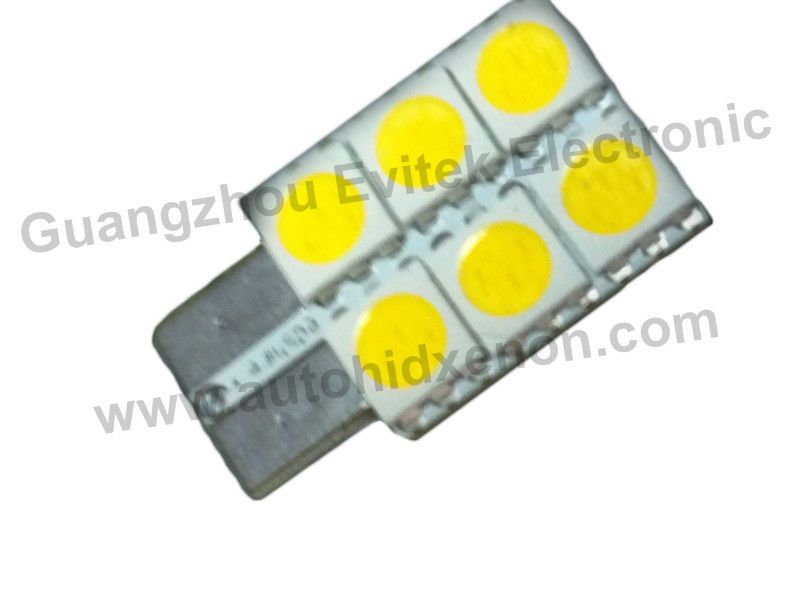 6SMD W5W Car led bulbs canbus lighting