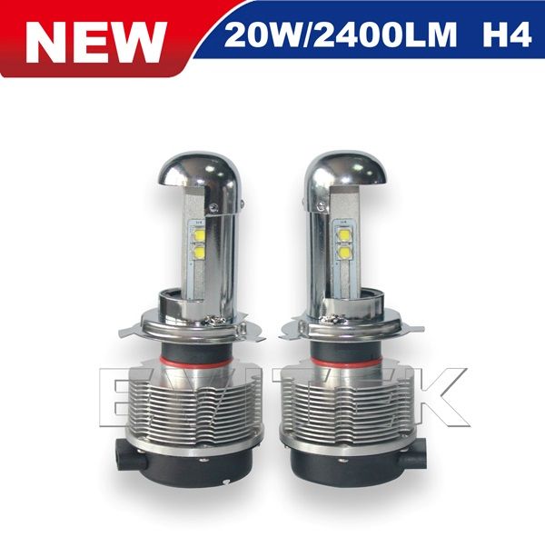 HOT Real chips 20W*2 h7 2400lm led headlight 6000K
