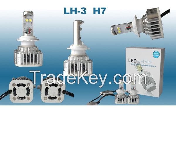 Led Headlight h7 20w 2000 Lumens with high quality