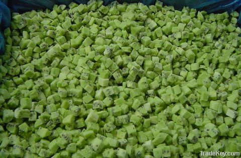 Green Kiwifruit IQF cubes