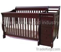 Convertible crib/Nursery furniture/Wooden baby crib