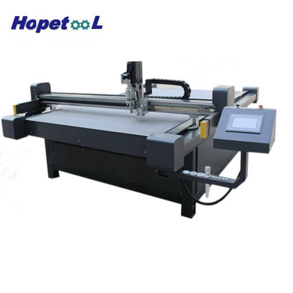 foma lather cardboard CNC oscillating  knife cutting machine