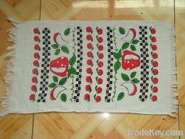 printed tea towel