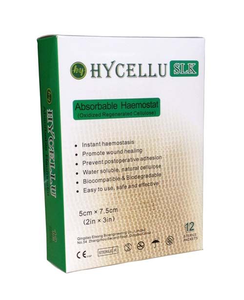 HYCELLU-SLK Haemostat 30mm x 30mm (1.2in x1. 2in)