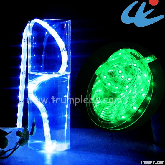 Battery powered 12v waterproof flexible multi color led strip