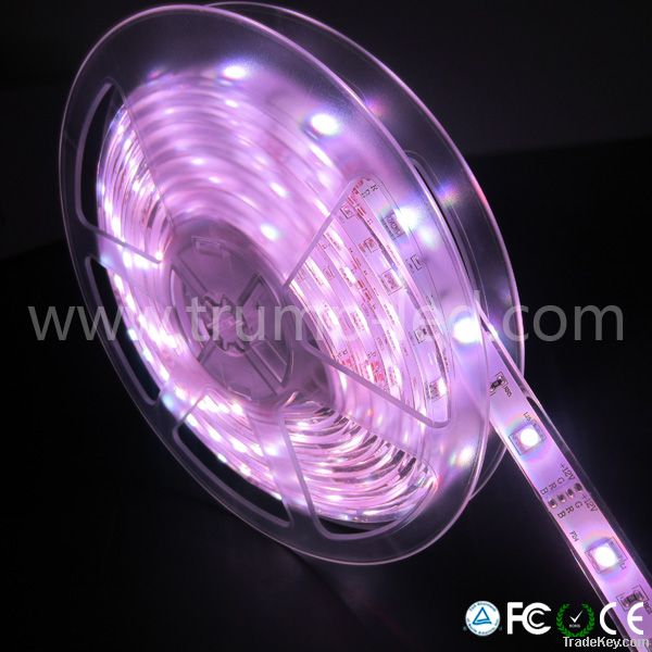 Battery powered 12v waterproof flexible multi color led strip