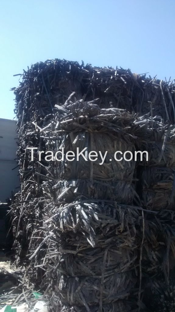 MDPE irrigation pipes in bales