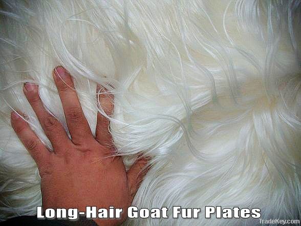 Long-Hair Goat Fur Skins and Plates