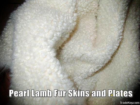 Pearl Lamb Fur Skins and Plates