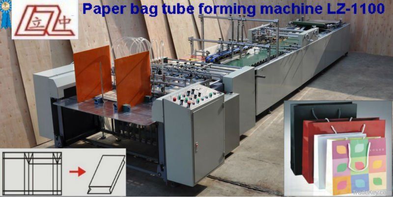 Paper tube forming machine