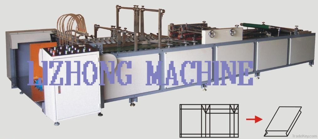 Paper tube forming machine