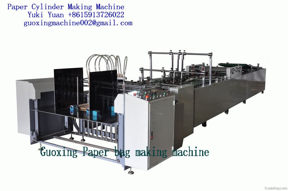 Paper cylinder forming machine