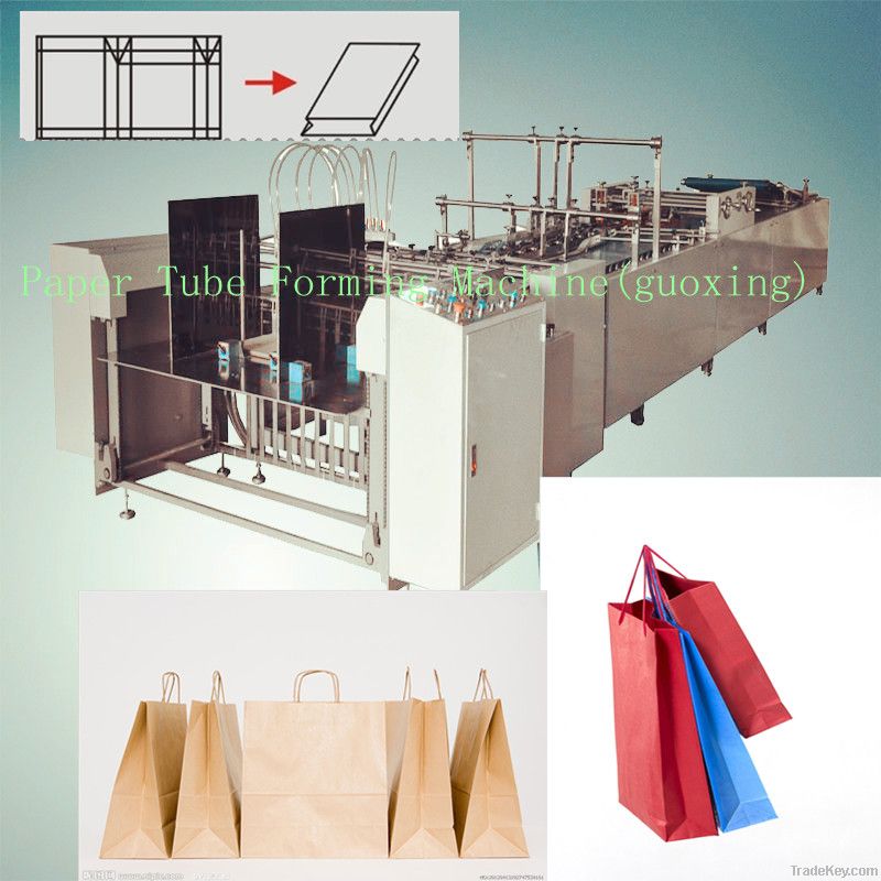 Paper tube forming machine