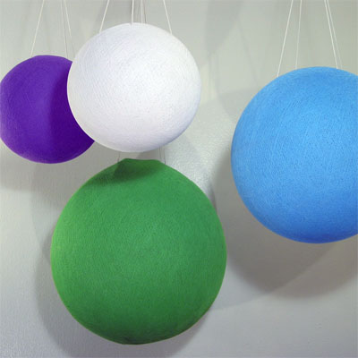 Handmade Large Yarn-Ball Lantern