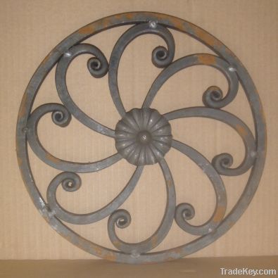 wrought iorn rosettes