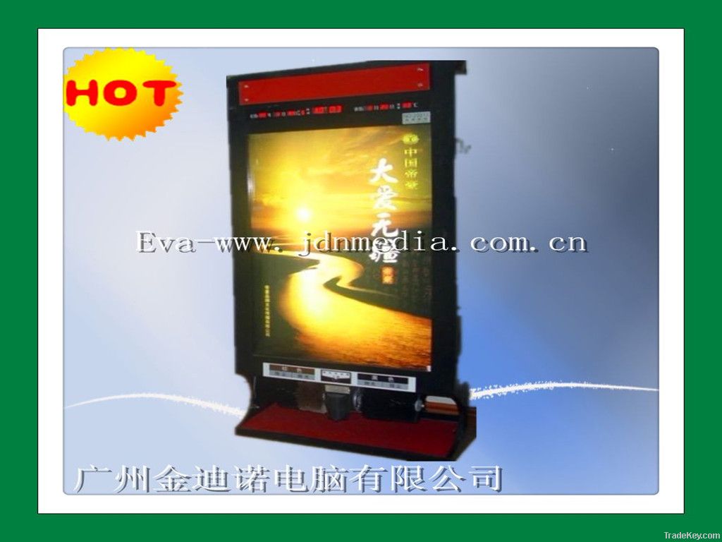 42" lcd advertising display shoes polisher