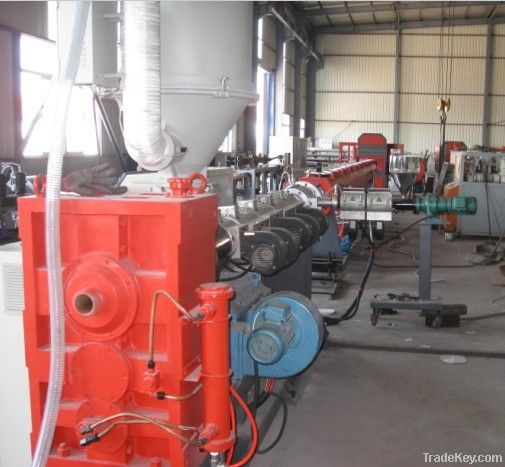 PE pipe production line